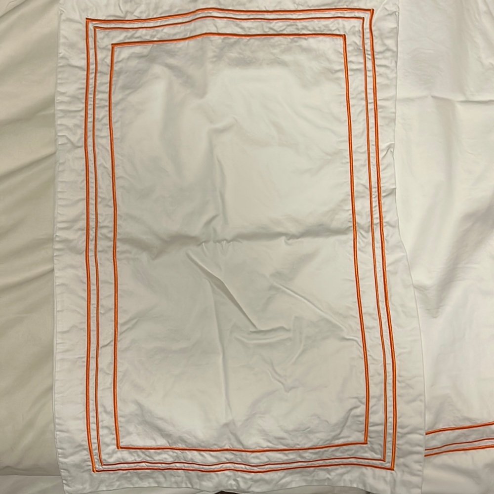 Brand new twin XL size duvet cover with two pillow shams.